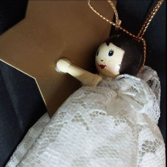 Vintage Tree Ornaments Angels Set of Two - Picture 4 of 7